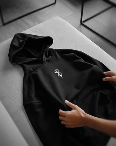 New Anime Style Black Hoodie – Streetwear