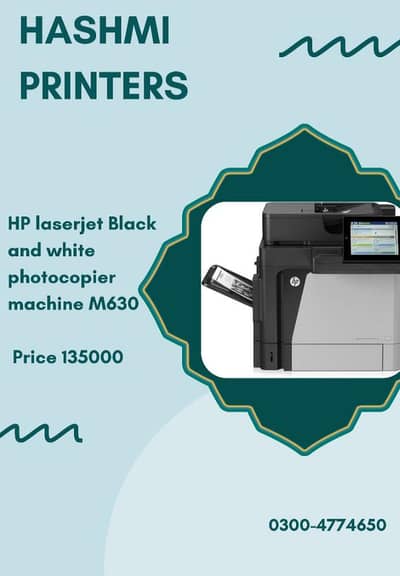 HP laserjet M630 photocopier printer All in one for sale