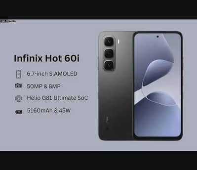 Infinix Hot 60i 6+6 128 Just Open Box