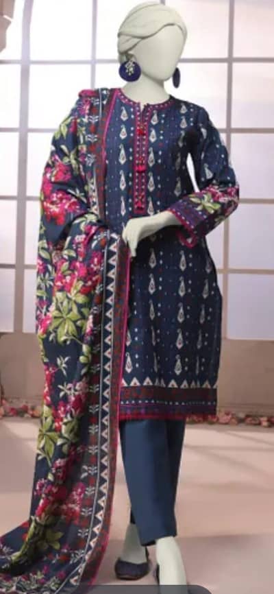 junaid jamshed origional brand 3pc suit