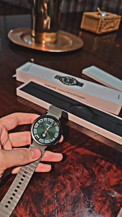 SAMSUNG WATCH 6 CLASSIC 47 MM box