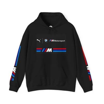 Brand New BMW Black Hoodie – Premium Streetwear