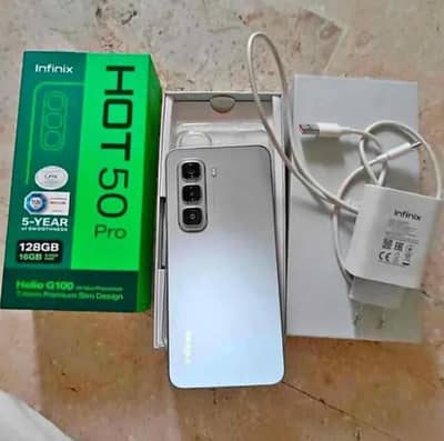 Infinix hot 50 pro complete box urgent sale wtp no 0327=6747609