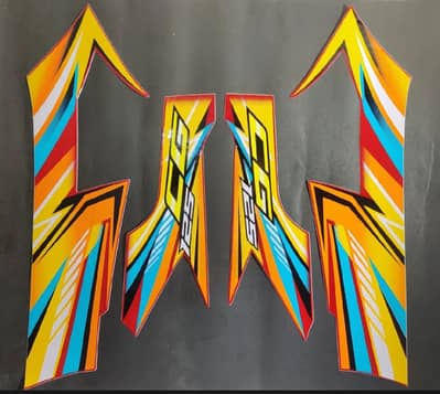 Honda CG 125 2026 Model Genuine Quality custom made graphics sticker