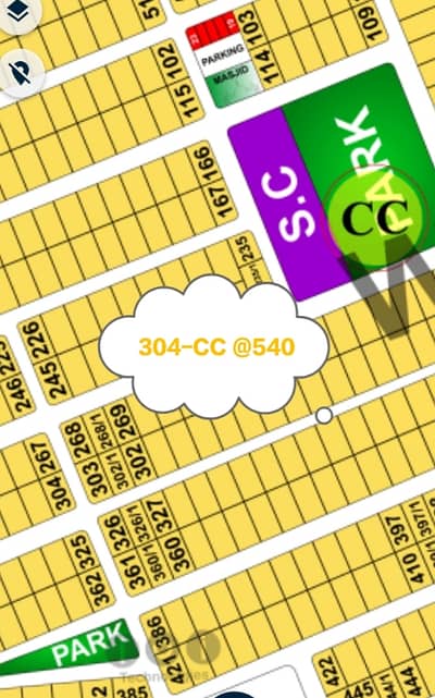 Plot 304-CC | DB Pool Clear | 1kanal Plot at Good Location in DHA Phase 4 CC Block