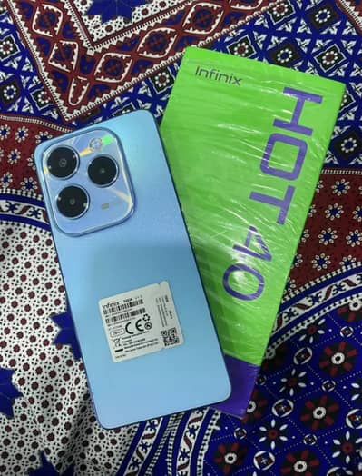 Infinix Hot 40 8GB 256GB pta approved for sale