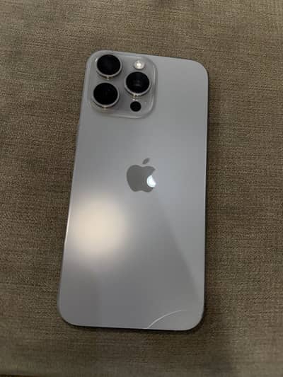 Iphone 15 pro max 256GB PTA Approved minor back crack