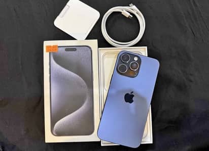 15 Pro Max 256 GB Physical Esim PTA APPROVE