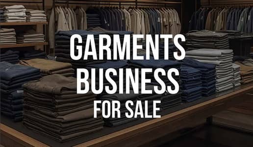 Men Garments for Sale - Business for Sale