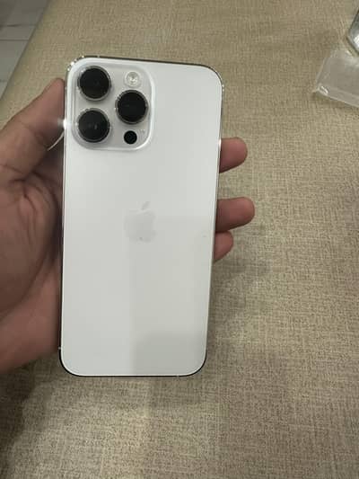 14 pro max silver 128gb PTA Approved phy+esim