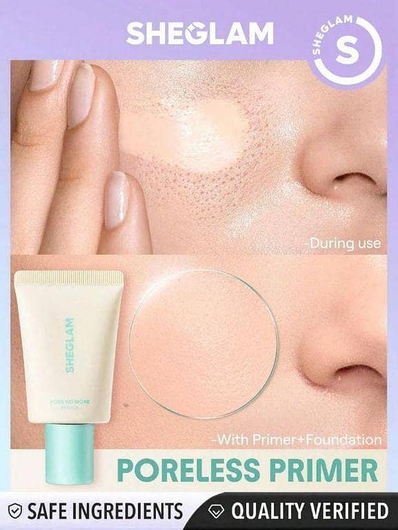 Sheglam Pore No More Primer Foundation