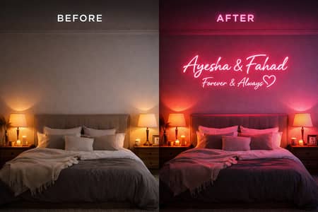 Neon Light Sign Board Custom Neon Signs for Shops Sign Board Maker