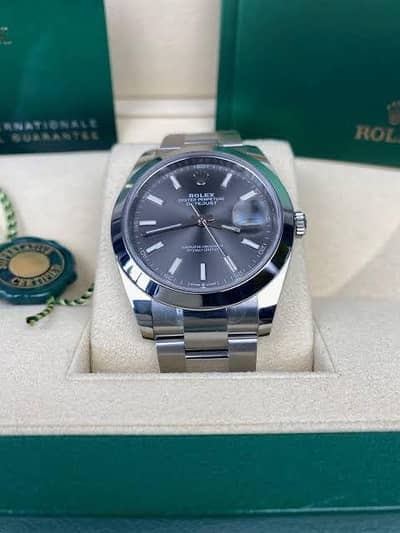 Rolex rhodium 41