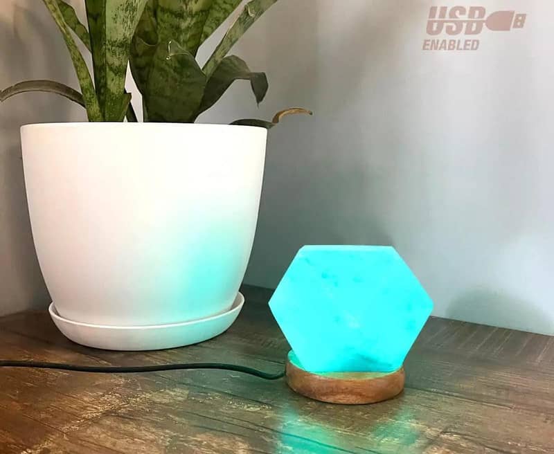 *ہمالیائی نمک کا قدرتی لیمپ - سکون، صفائی اور خوبصورتی ایک ساتھ!* 0