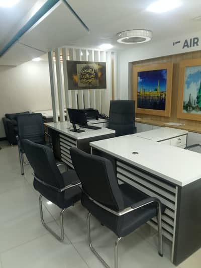 Blue area office 300 square feet jinnah avenue fully furnished for rent