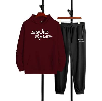 SQUID GAME Men’s Printed Hoodie & Trouser Tracksuit
