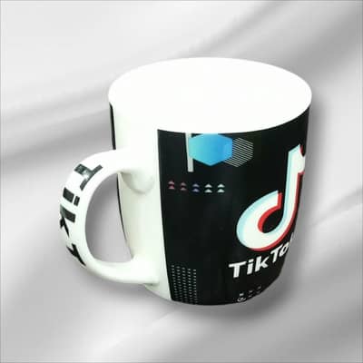 TikTok Logo Printed Ceramic Mug – Best Gift for TikTok Lovers