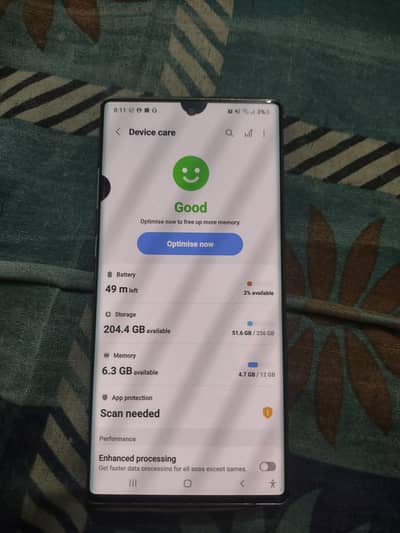 Samsung note 10 plus  Pta approved