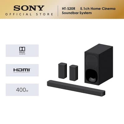 Sony HT-S20R Real 5.1ch Dolby Digital Soundbar