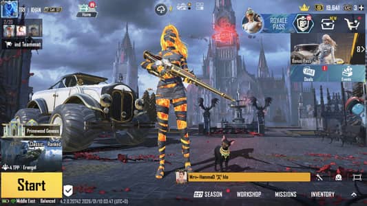 PUBG 69 Level collection level 57