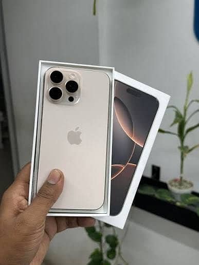 Iphone 16 pro max non pta factory unlock 100 health with box cabel
