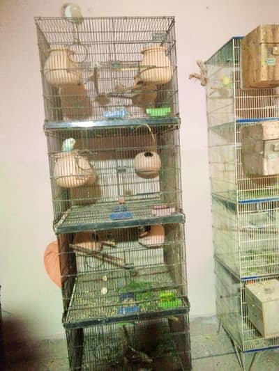 4 Portions Folding Cage Front Box Option