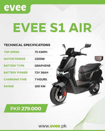 EVEE S1 AIR – Premium Electric Scooter for Smart Urban Riders