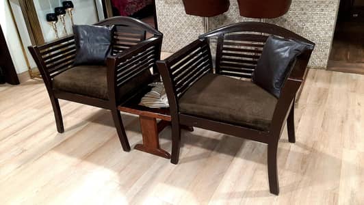 4 Seater Wooden + Foam Sofa for Sale – Excellent Condition