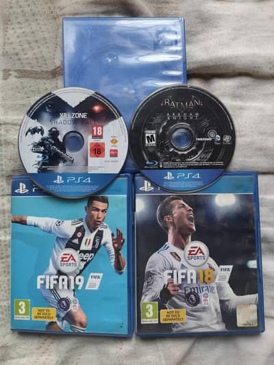 PS4. &  PS3 Games disc availables good condition