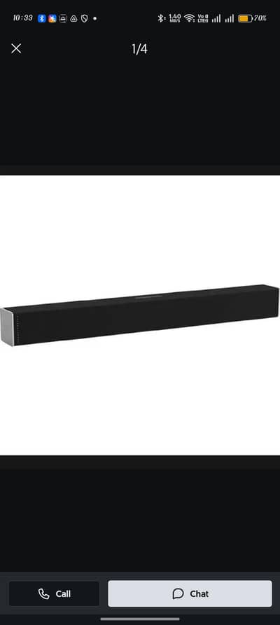 Original vizio sound bar, (American brand)