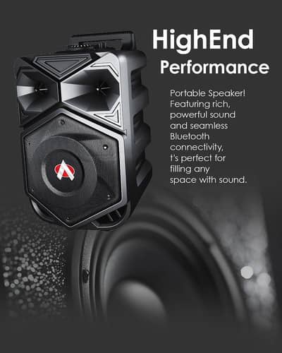 Audionic new Bluetooth Speakers Large Size with Mike long battery