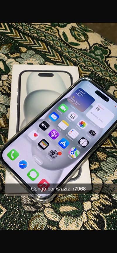 Iphone 15 jv 128gb 99% battery health