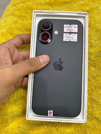 iPhone 16 JV | Box Pack | 100% BH | 128GB Black