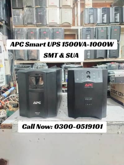 APC Smart UPS 1500VA 1000W Pure Sine Wave Fresh & Ready Stock Availabl