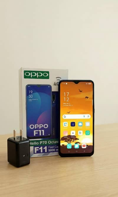 Oppo F11 With box and charger |8/256|, PTA LIFETIME, No open no repair