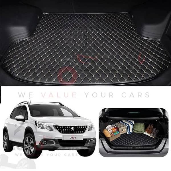 Peugeot 2008 7D Custom Car Trunk Mat - Model 2022-2025