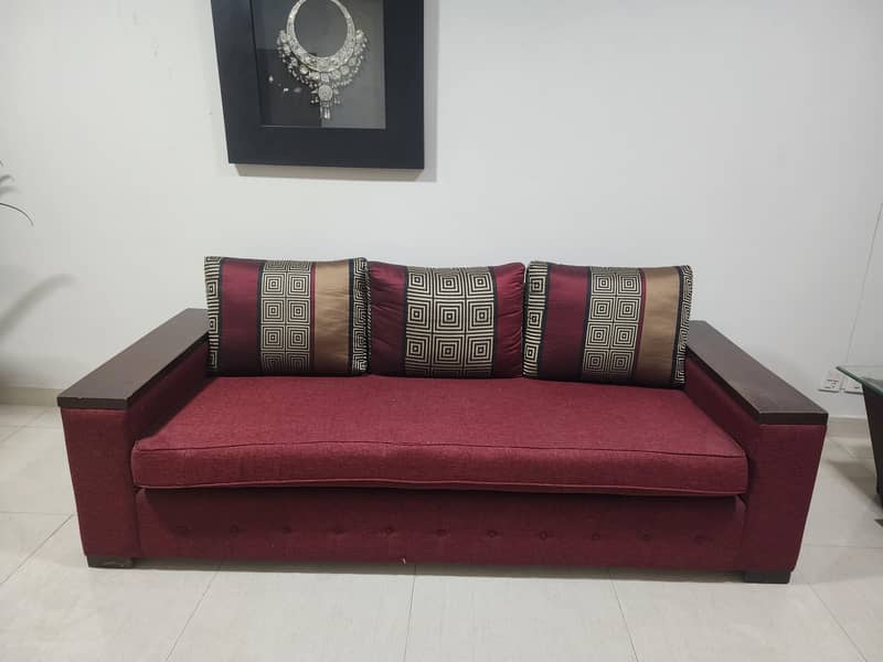 Solid Wood Sofa Set 0