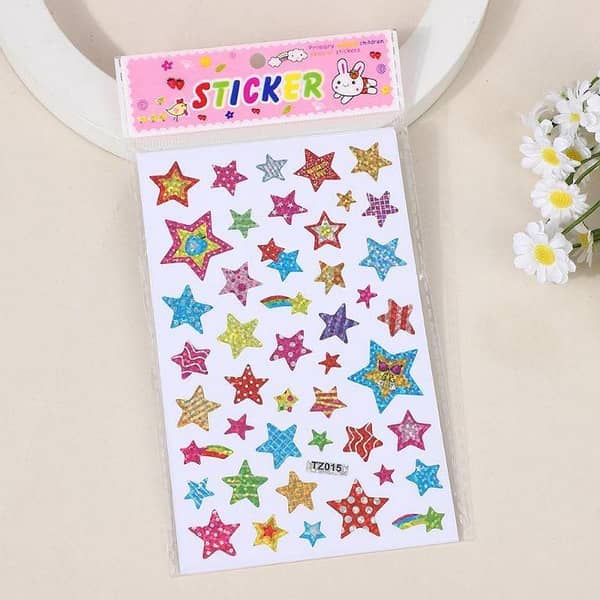 Star Sticker Sheets 3 (10 Sheets Pack)