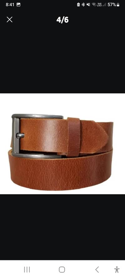 100% Genuine Leather Belt for men