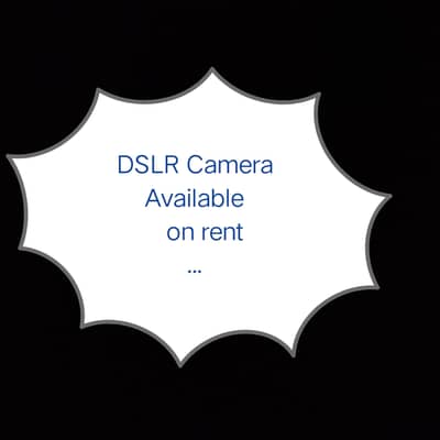 DSLR for rent