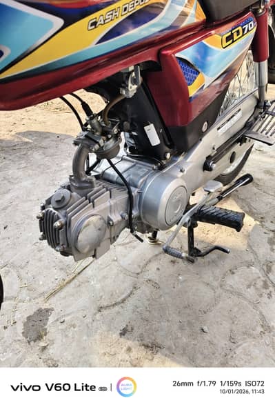 Honda CD 70 all ok bike Islamabad namber
