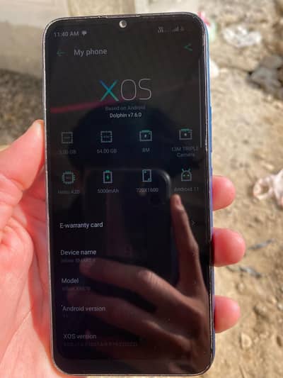 Infinix smart 5.64 GB cmplete BoX. Original panel finger WA03089555226