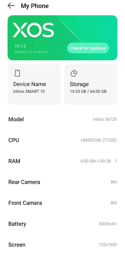 Infinix Smart 10 4/64