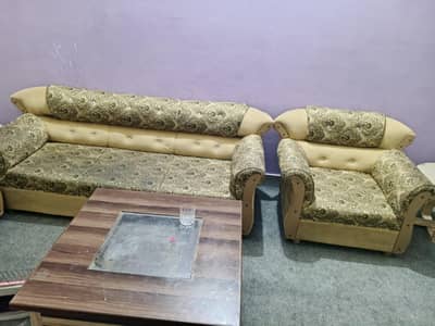 5 seater sofa set with centre table