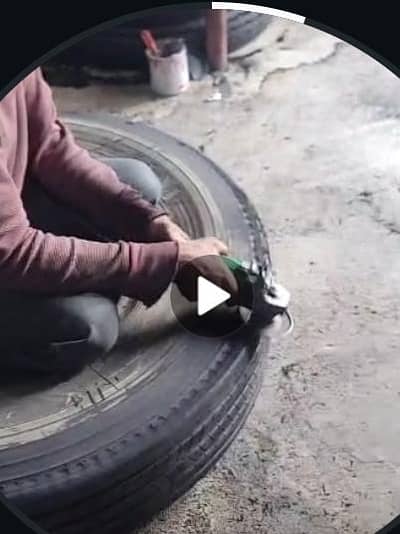 1100R20  tyres retreading  videos are available