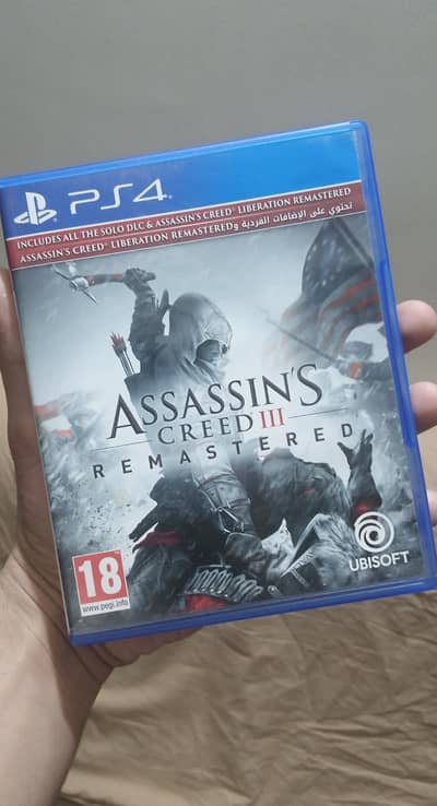 Assassin's Creed 3 remastered PS4