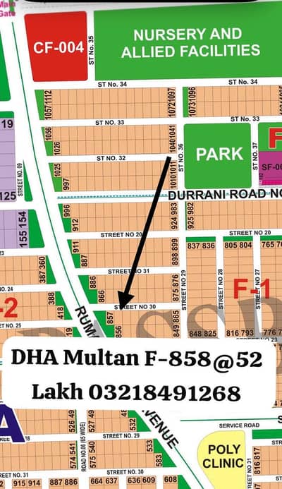 Top Location Plot Close to Rumanza Golf Club Sector F Available for sale