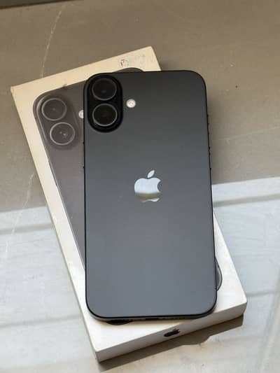 iPhone 16 plus 128 Gb JV black new phone