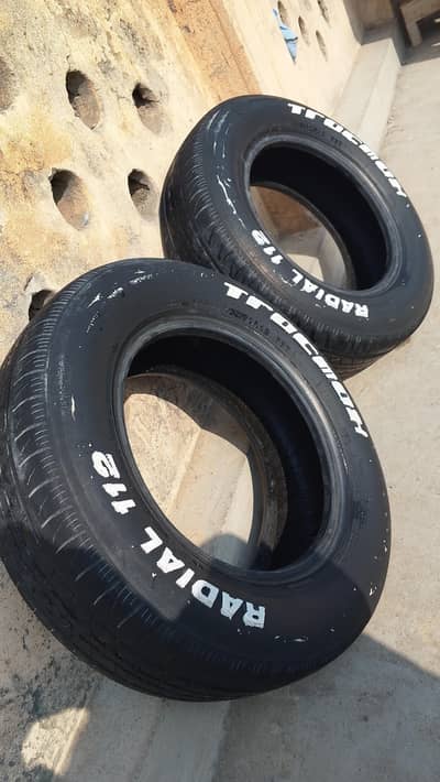 Tyres 165/70/r12 used 2 tyres good quality