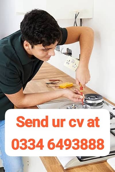 After-Sales Service Staff – Karachi Based-whatsup cv  at 0334 6493888